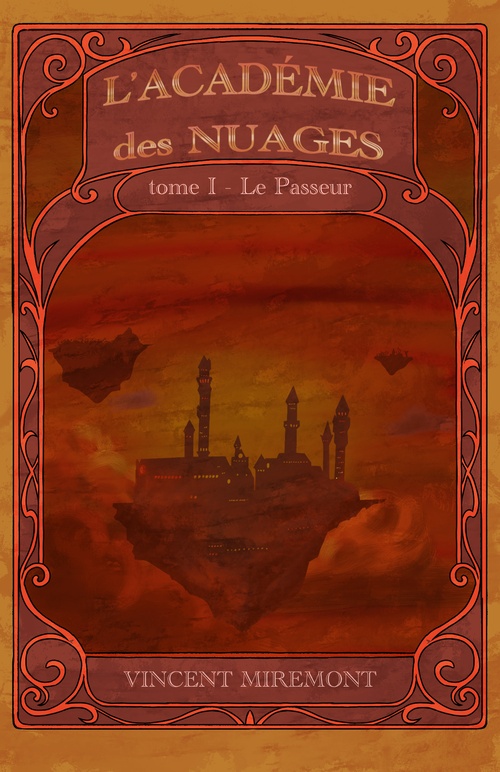 Couverture ebook de L'Académie des Nuages, de Vincent Miremont