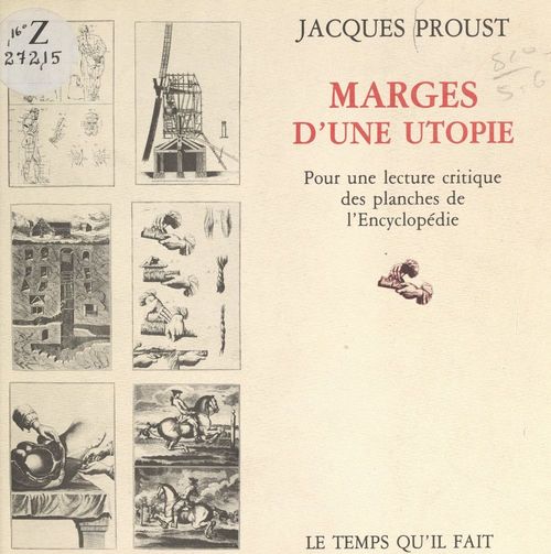Couverture ebook de Marges d'une utopie, de Jacques Proust