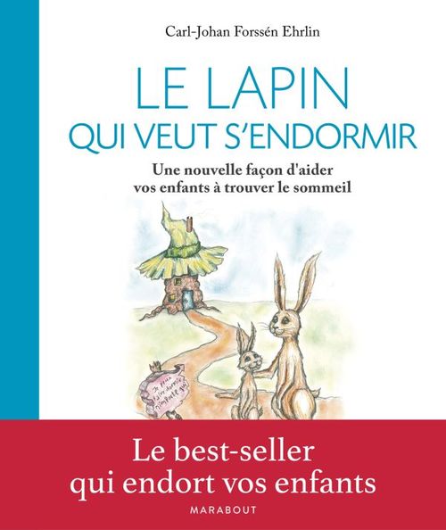 Couverture ebook de Le lapin qui veut s'endormir, de Carl-Johan Forssén Ehrlin
