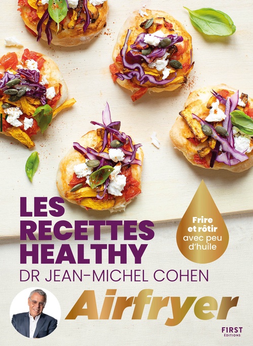 ebook cover of Les recettes healthy du Dr Jean-Michel Cohen à l'Airfryer, by Jean-Michel Cohen