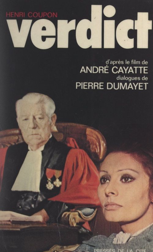 Couverture ebook de Verdict, de Henri Coupon