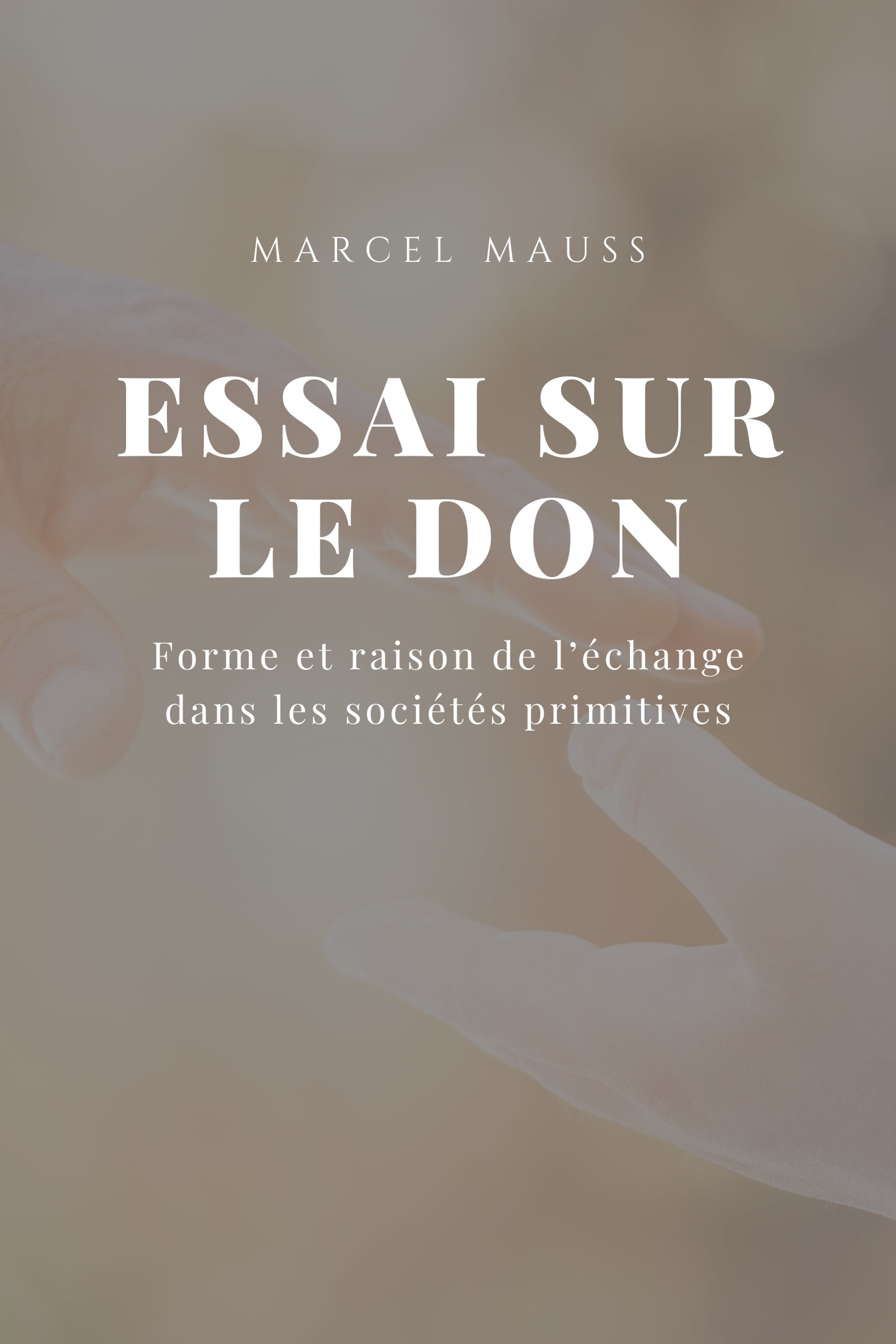 ebook cover of Essai sur le Don, by Marcel Mauss