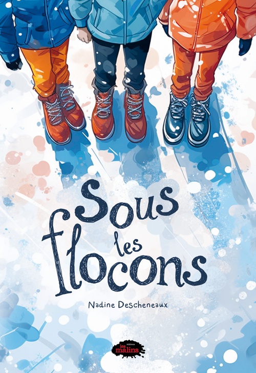 Couverture ebook de Sous les flocons, de Nadine Deschesnaux