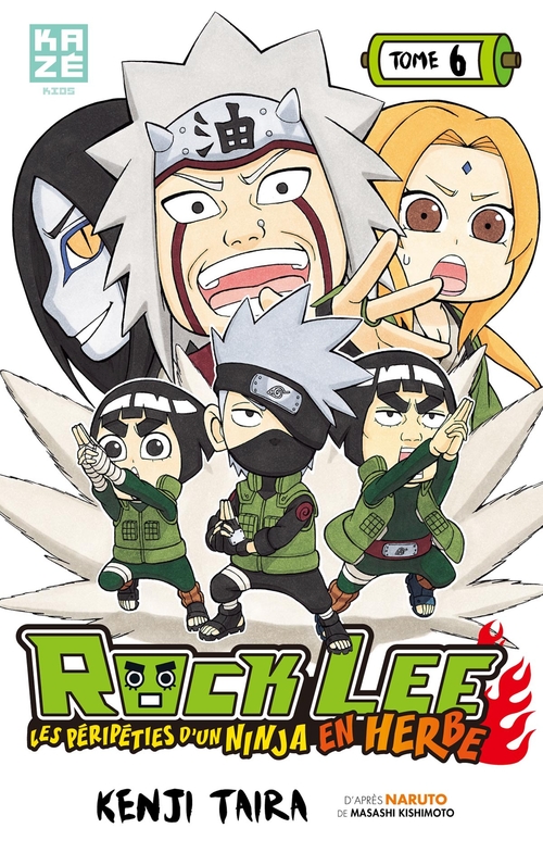 Couverture ebook de Rock Lee T06, de Kenji Taira