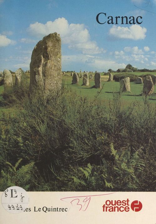 Couverture ebook de Carnac, de Charles Le Quintrec
