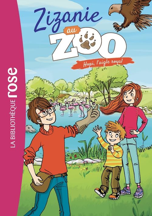 ebook cover of Zizanie au zoo 02 - Hopi, l'aigle royal, by Cécile Alix
