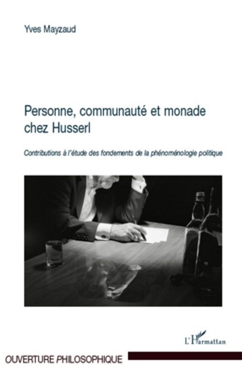 Couverture ebook de Personne, communauté et monade chez Husserl, de Yves Mayzaud