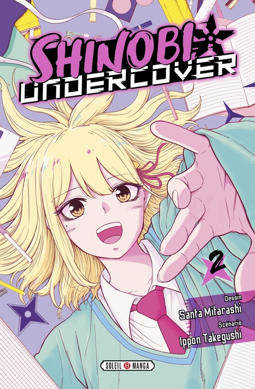 Couverture ebook de Shinobi Undercover T02, de Ippon Takegushi, Santa Mitarashi