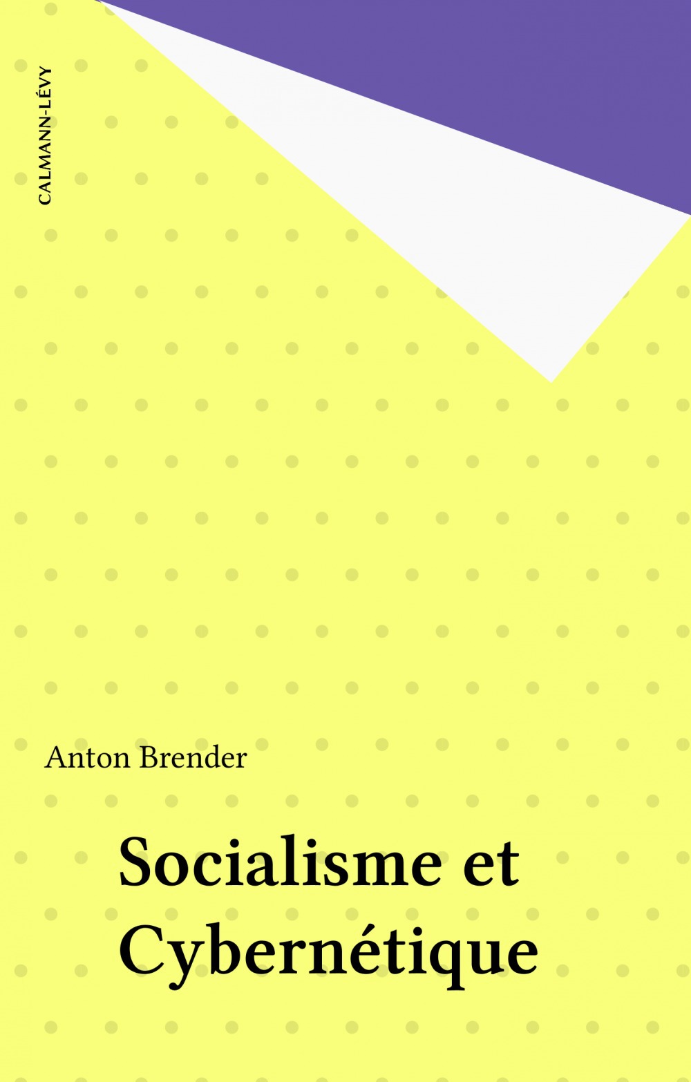 ebook cover of Socialisme et Cybernétique, by Anton Brender