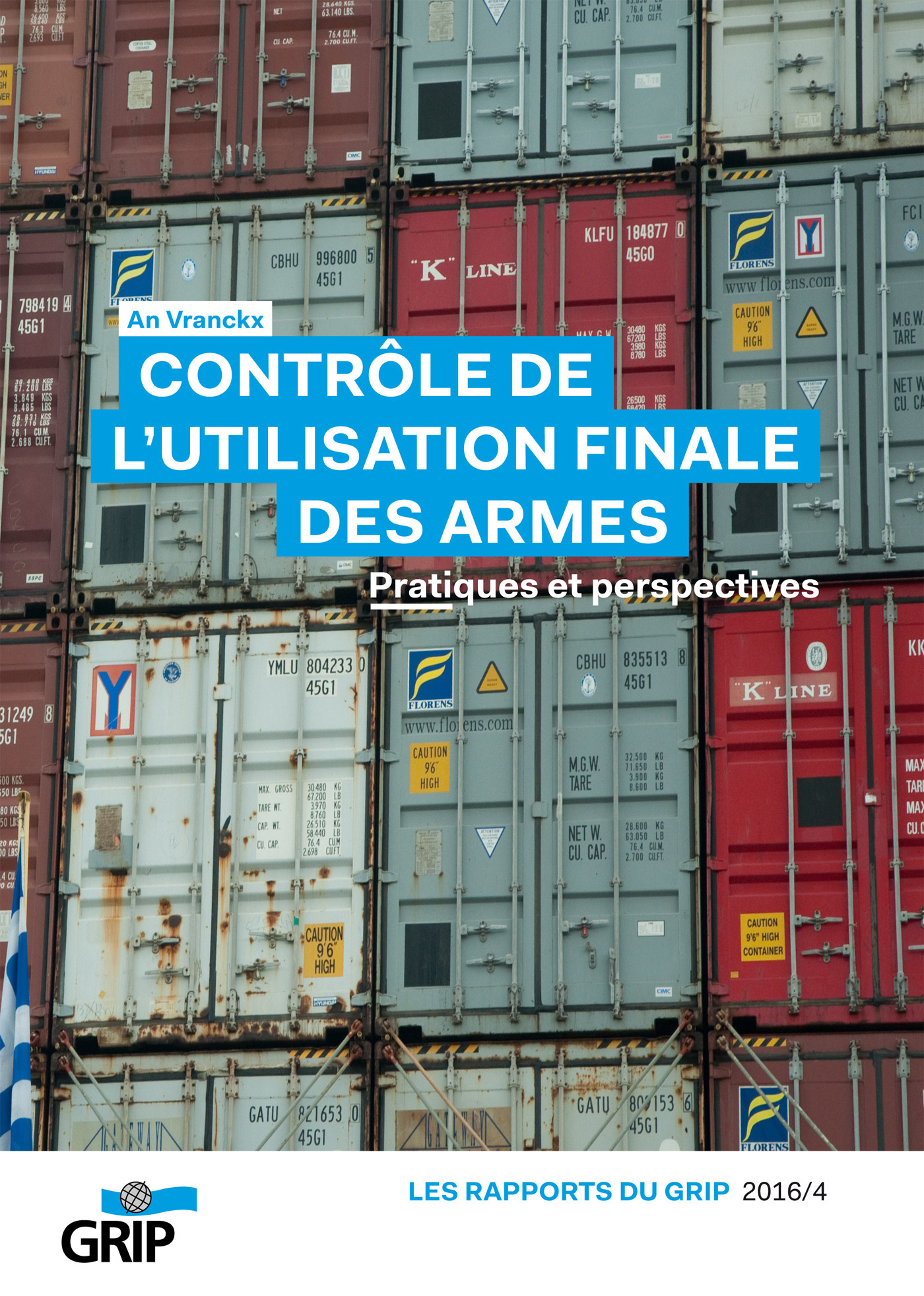 ebook cover of Contrôle de l'utilisation finale des armes, by An Vranckx