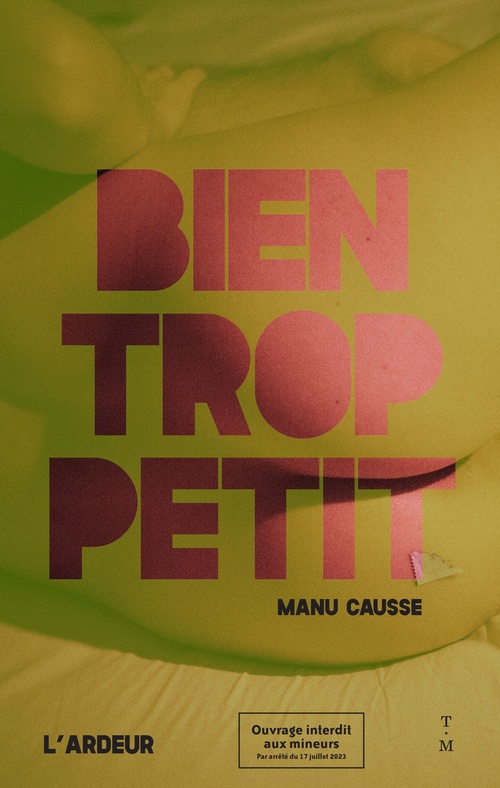 Couverture ebook de Bien trop petit, de Manu Causse