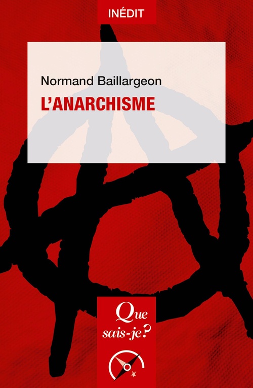 ebook cover of L'Anarchisme, by Normand Baillargeon