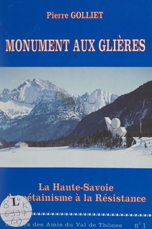 ebook cover of Monument aux Glières, by Pierre Golliet