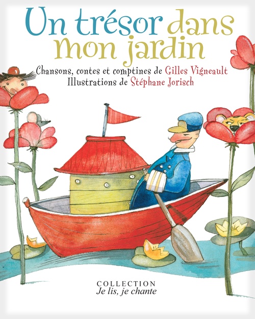 ebook cover of Un trésor dans mon jardin (Contenu enrichi), by Gilles Vigneault