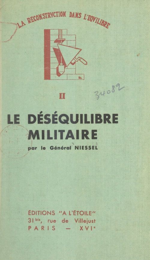 Couverture ebook de La reconstruction dans l'équilibre (2). Le déséquilibre militaire, de Albert Niessel