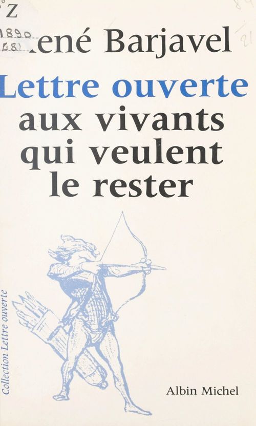 ebook cover of Lettre ouverte aux vivants qui veulent le rester, by René Barjavel