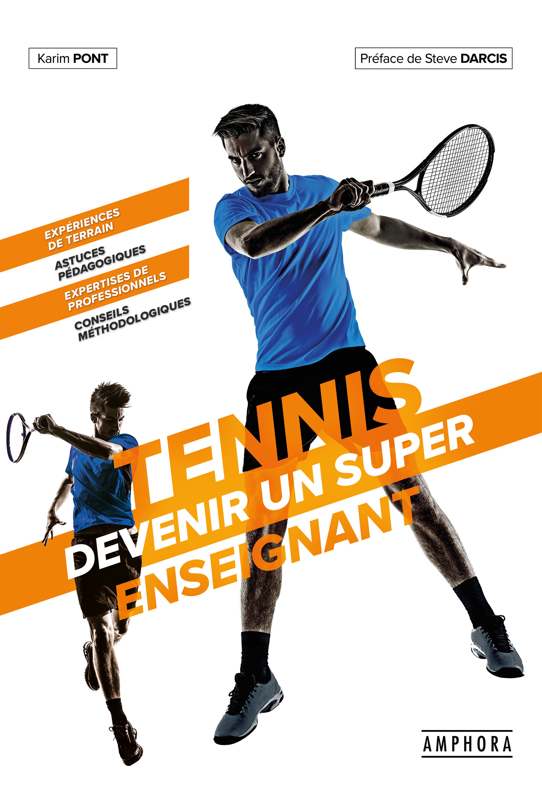 Couverture ebook de Tennis, devenir un super enseignant, de Karim Pont