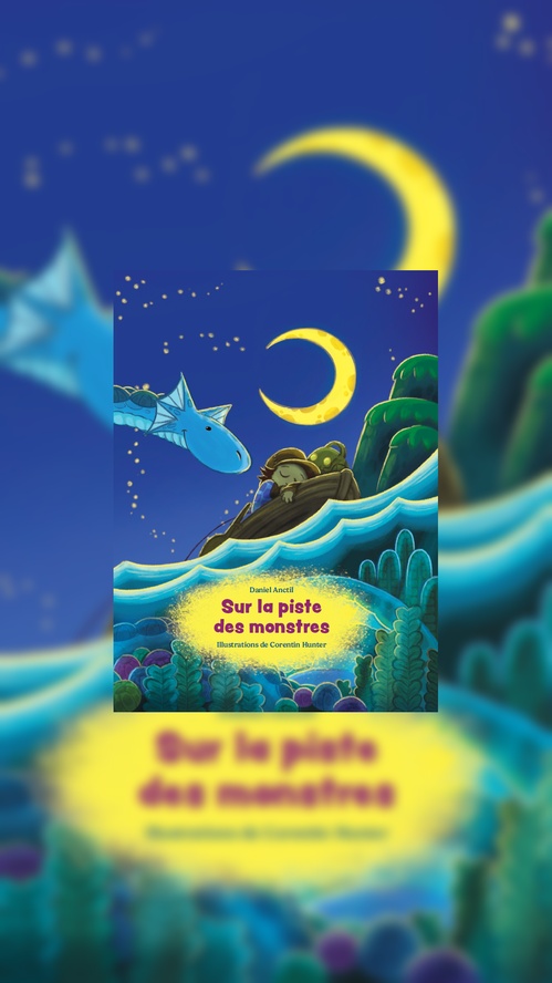 ebook cover of Sur la piste des monstres, by Daniel Anctil
