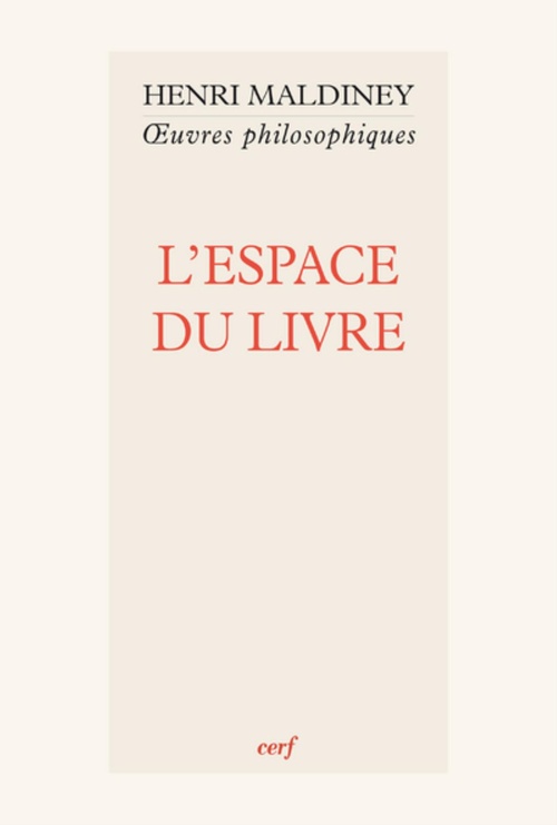ebook cover of L'ESPACE DU LIVRE, by Henri Maldiney