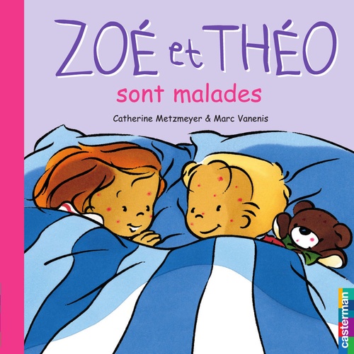 ebook cover of Zoé et Théo (Tome 14 ) - Zoé et Théo sont malades, by Metzmeyer Catherine