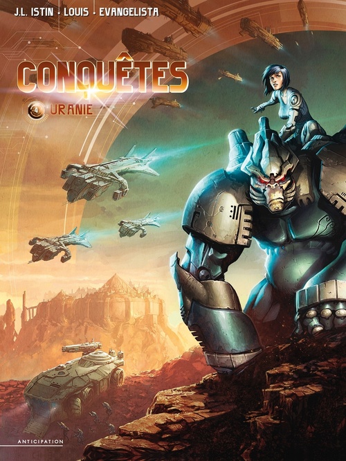 Couverture ebook de Conquêtes T04 - Uranie, de Jean-Luc Istin