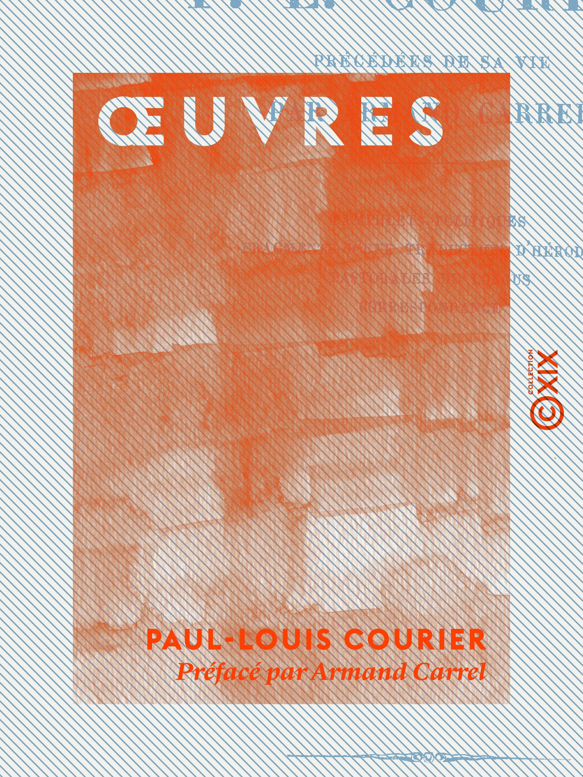 ebook cover of OEuvres, by Armand Carrel, Paul-Louis Courier