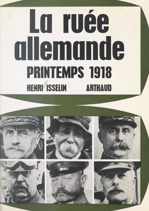 ebook cover of La ruée allemande, by Henri Isselin