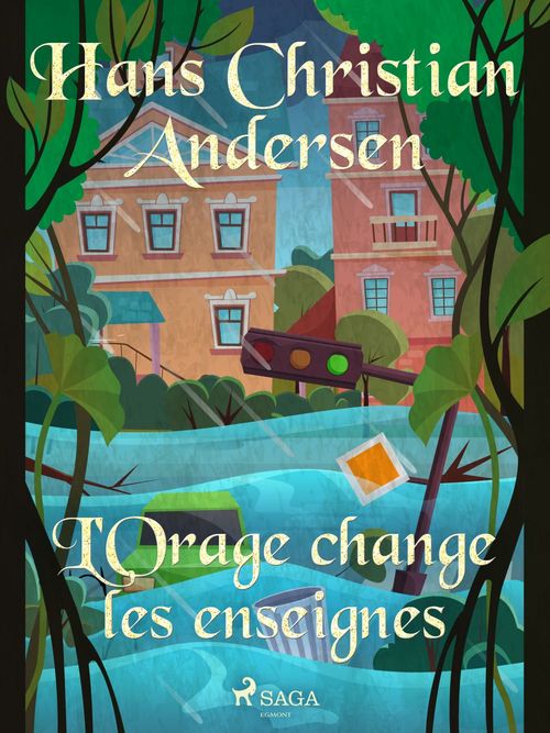 Couverture ebook de L'Orage change les enseignes, de Hans Christian Andersen