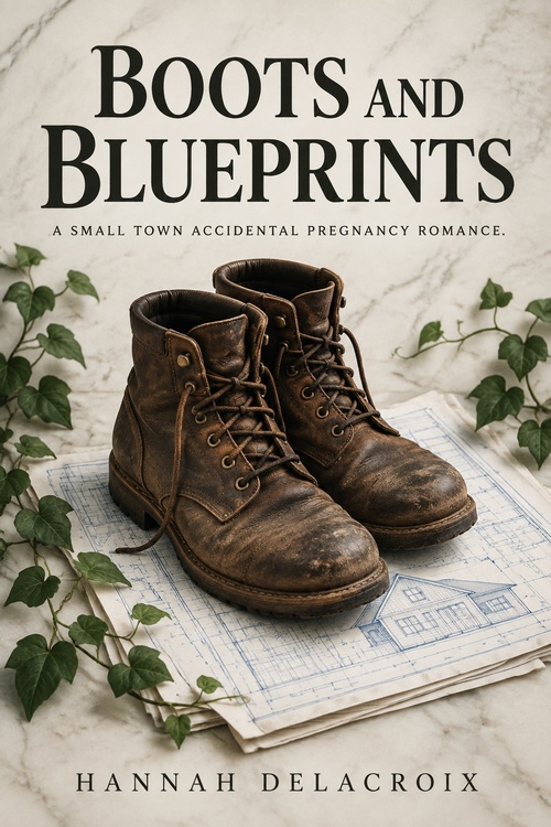 Couverture ebook de Boots and Blueprints, de Hannah Delacroix