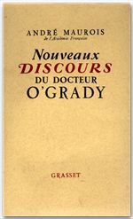 Couverture ebook de Nouveaux discours du dr. O'Grady, de André Maurois