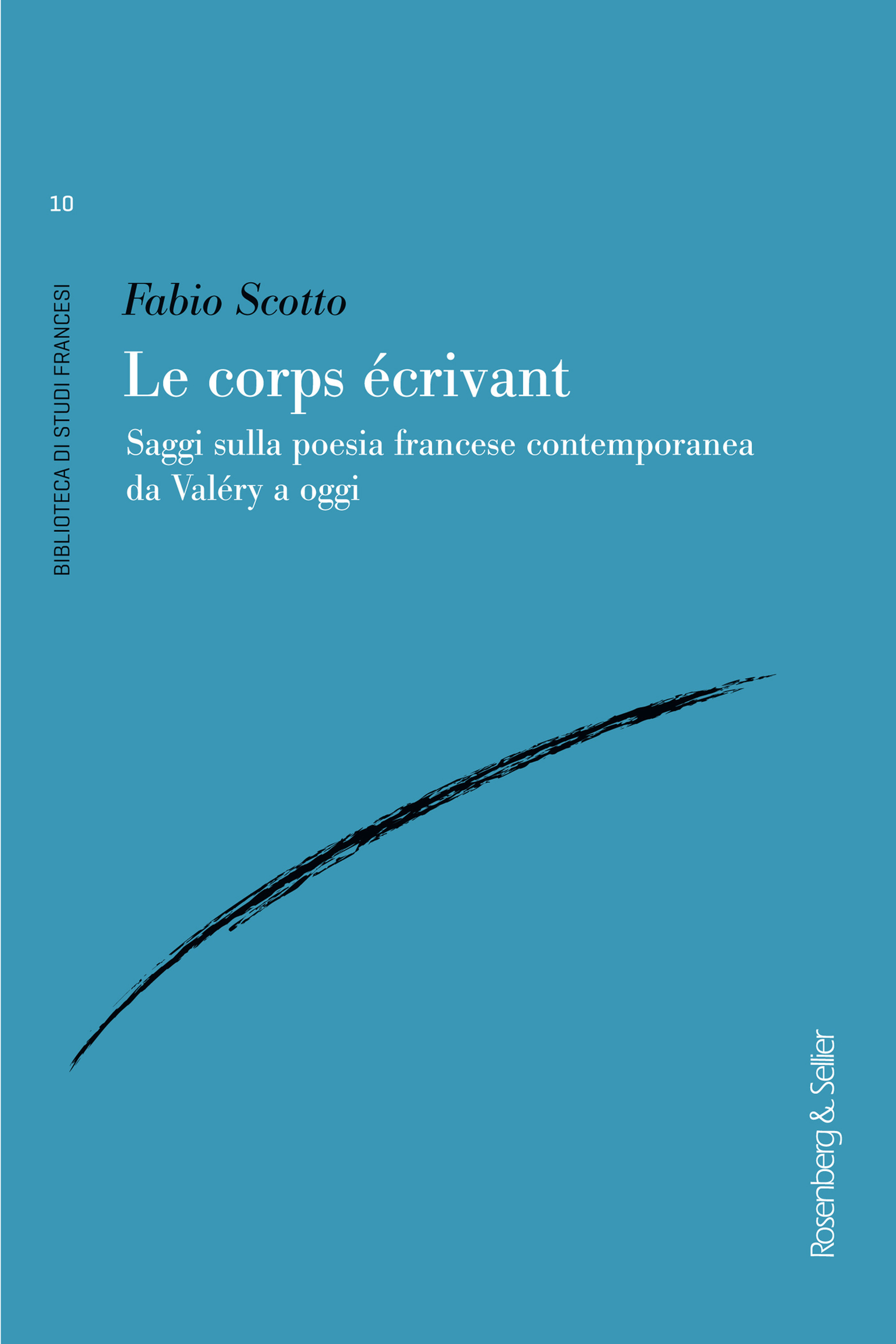 Couverture ebook de Le corps écrivant, de Fabio Scotto