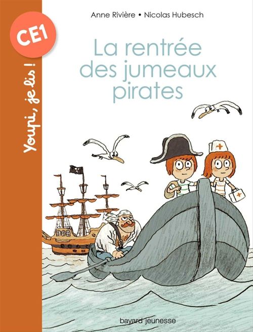 Couverture ebook de La rentrée des jumeaux pirates, de Anne RIVIÈRE