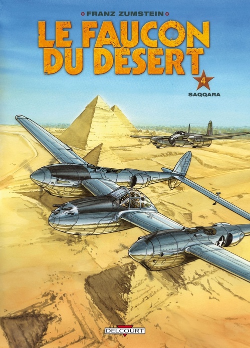 Couverture ebook de Le Faucon du désert T04 - Saqqara, de Franz Zumstein