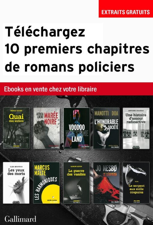Couverture ebook de EXTRAITS - 10 romans policiers de la Série Noire, de Collectif