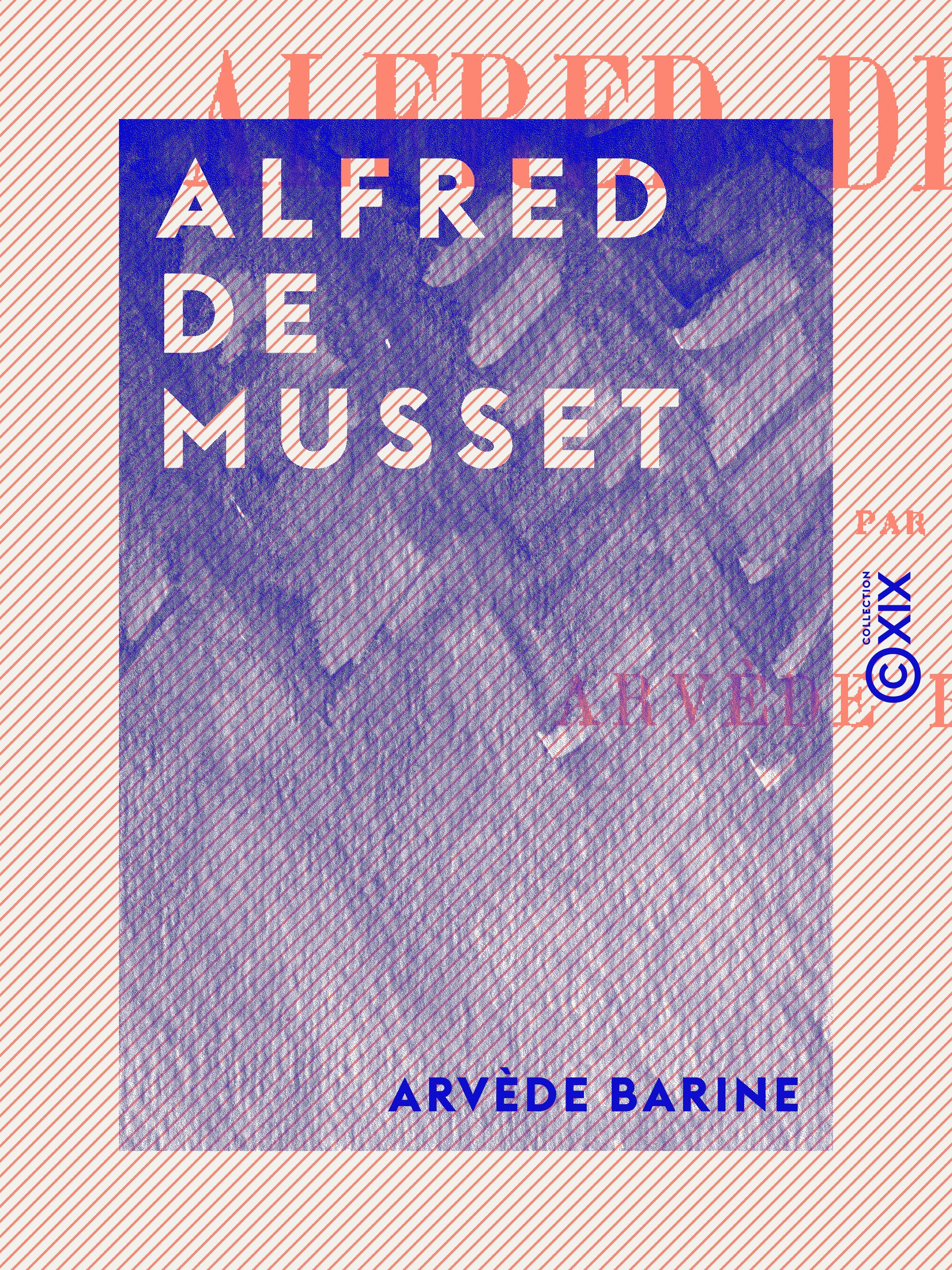 ebook cover of Alfred de Musset, by Arvede Barine