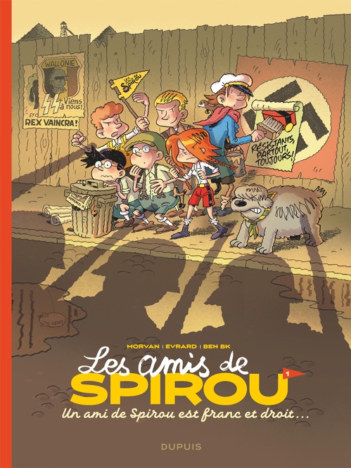 ebook cover of Les amis de Spirou - Tome 1 - Un ami de Spirou est franc et droit..., by Jean-David Morvan
