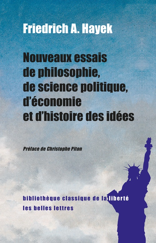 Couverture ebook de Nouveaux essais de philosophie, de science politique, d'économie et d'histoire des idées, de Friedrich august Hayek