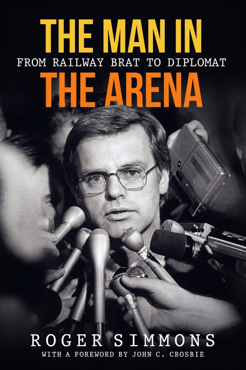 Couverture ebook de The Man in the Arena, de Roger Simmons