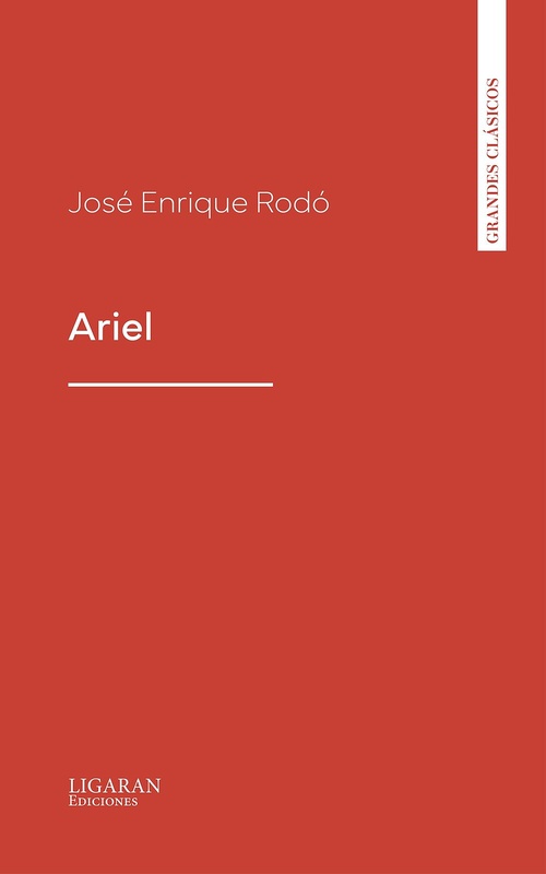 Couverture ebook de Ariel, de José Enrique Rodó