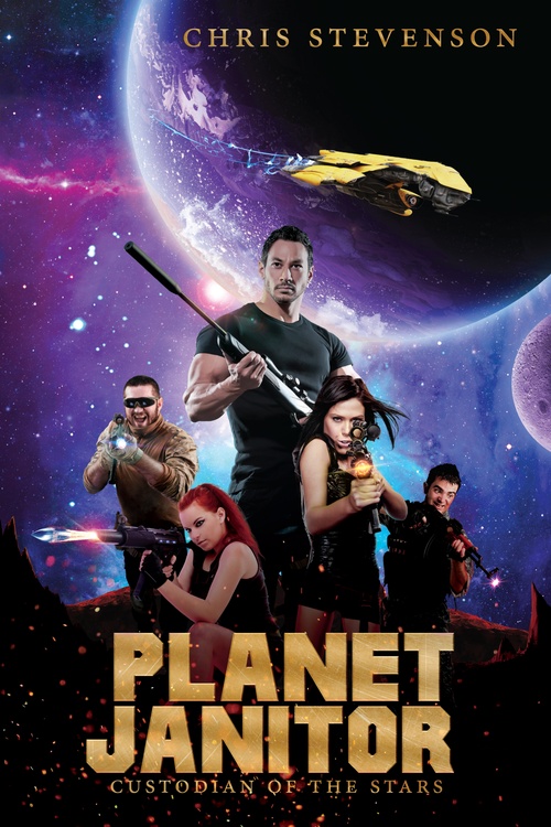 Couverture ebook de Planet Janitor: Custodian of the Stars (With Two Bonus Short Stories), de Chris Stevenson