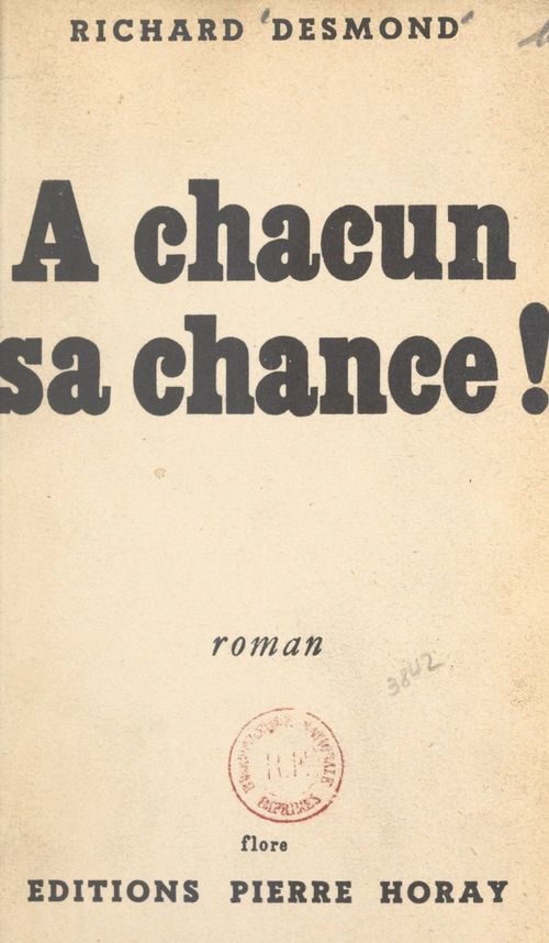 Couverture ebook de À chacun sa chance !, de Richard Desmond
