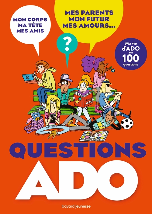 ebook cover of Questions ado. Ma vie d'ado en 100 questions, by Nathalie Szapiro-Manoukian, Sylvie Friedman