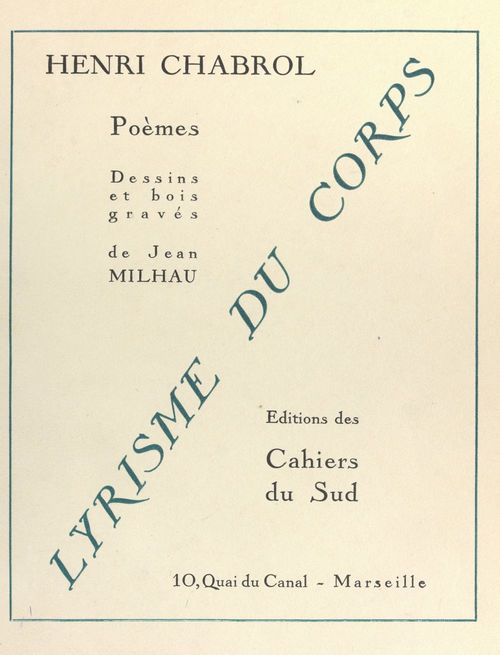 ebook cover of Lyrisme du corps, by Henri Chabrol