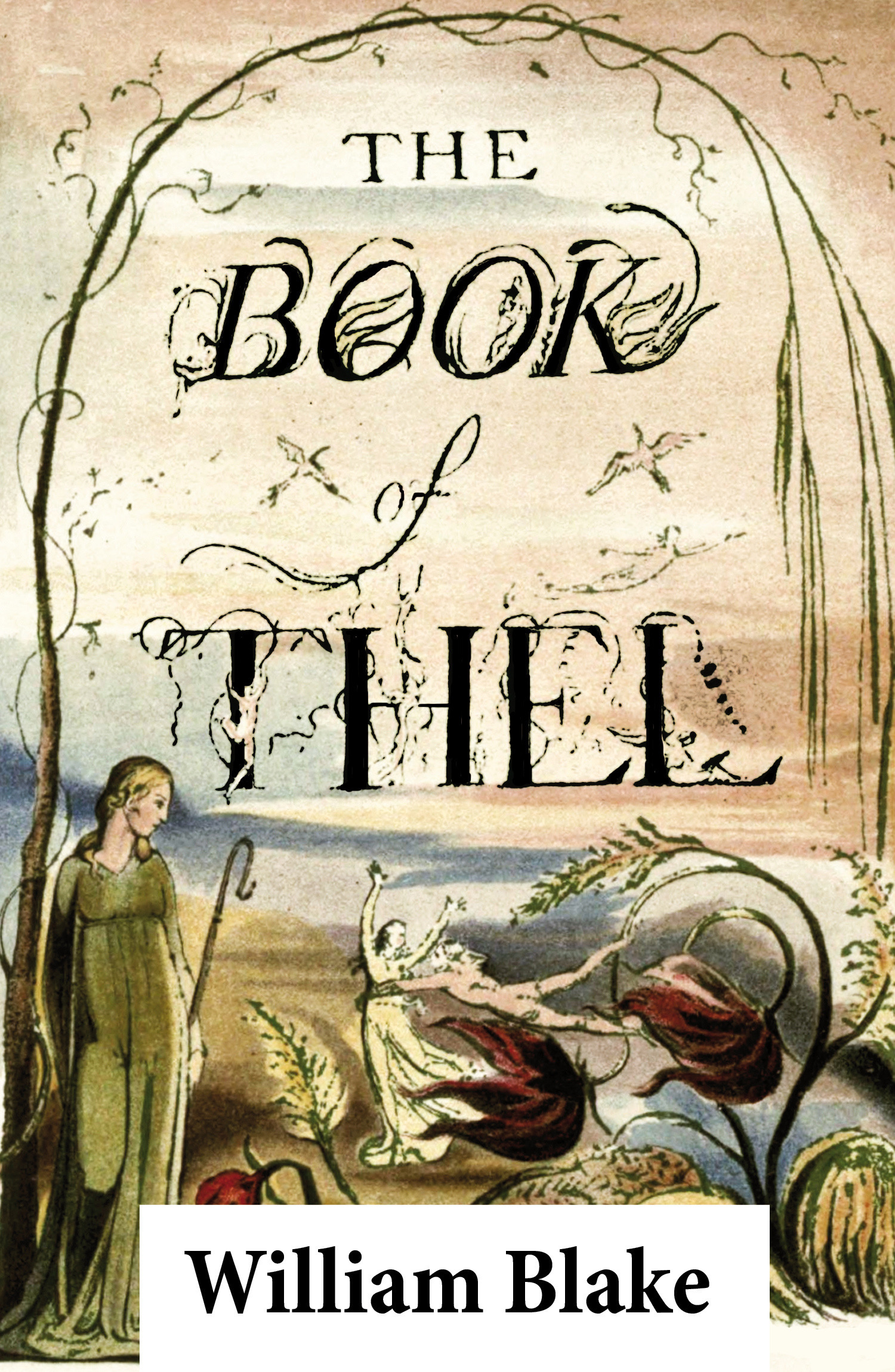 Couverture ebook de The Book of Thel (Illuminated Manuscript with the Original Illustrations of William Blake), de William Blake