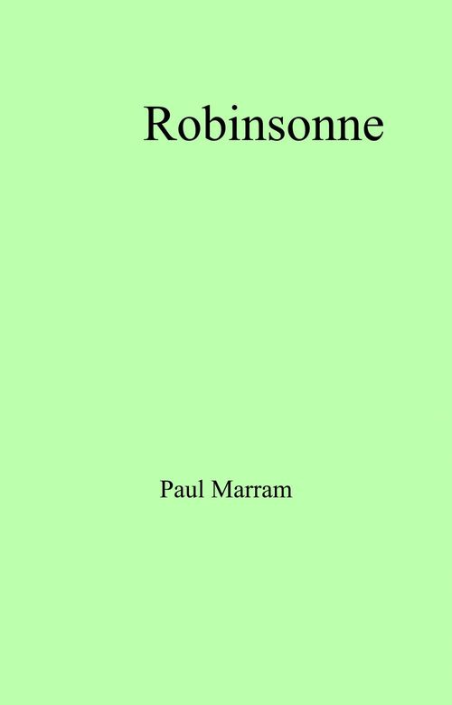 ebook cover of Robinsonne, by Paul Marram