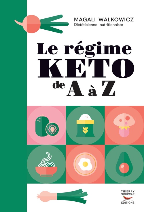 Couverture ebook de Le Régime Keto de A à Z, de Magali Walkowicz