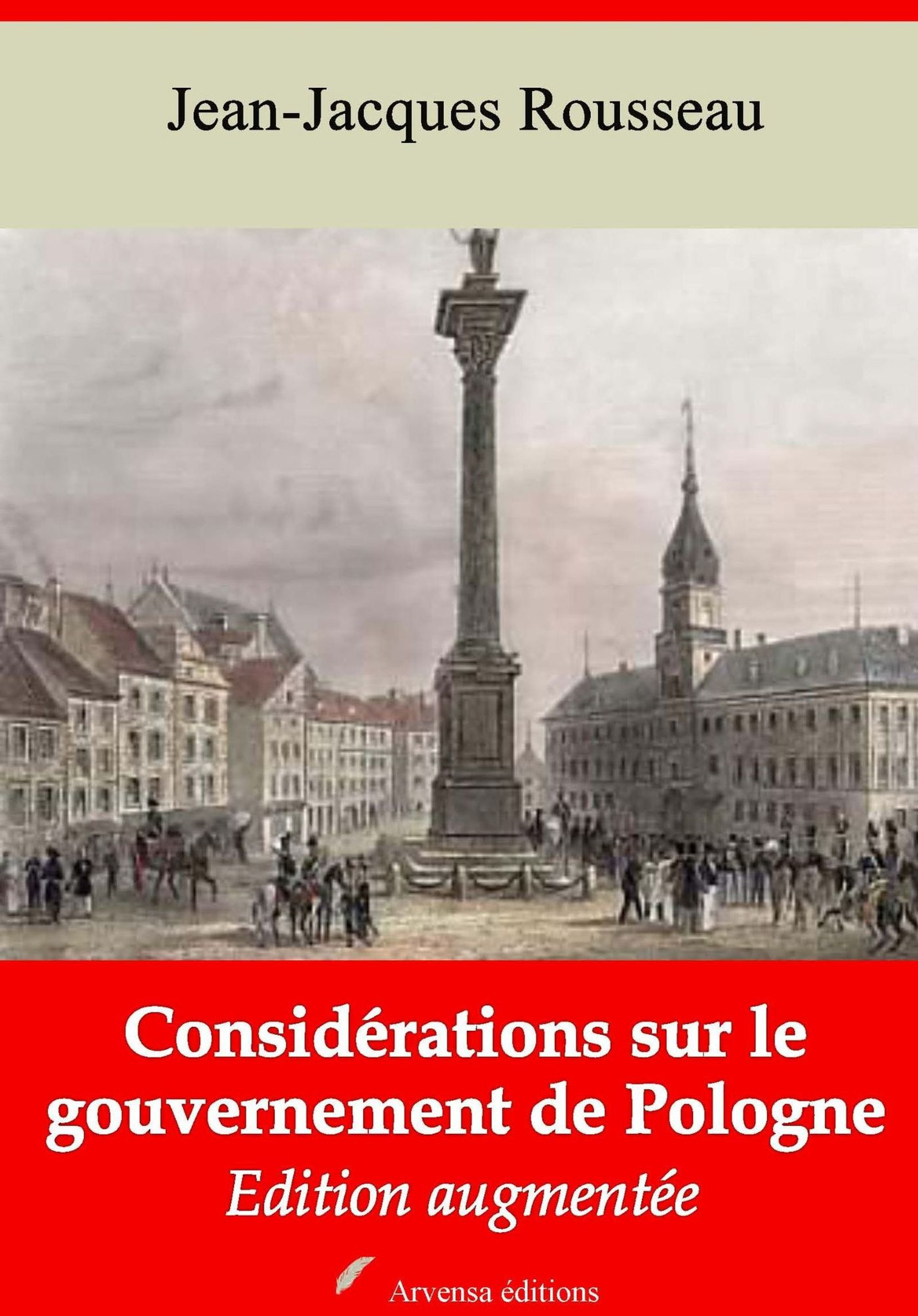 ebook cover of Considérations sur le gouvernement de Pologne - suivi d'annexes, by Jean-Jacques Rousseau