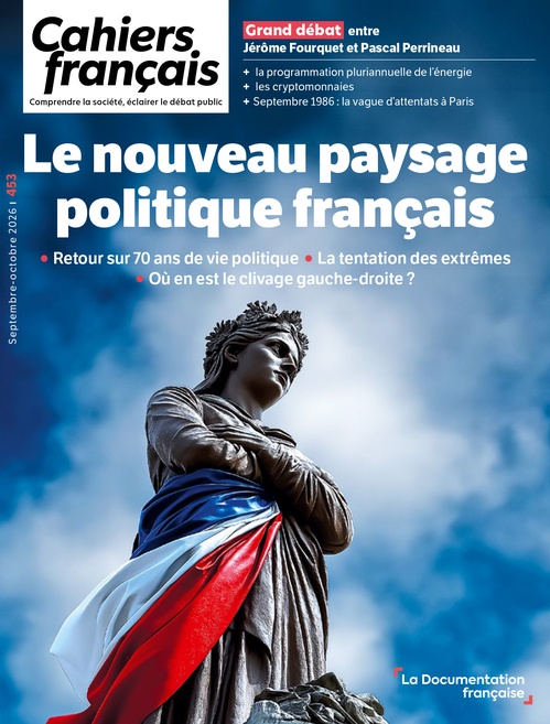 Couverture ebook de Le nouveau paysage politique français, de Etienne Beeker, Philippe Blacher, Bruno Cautrès, Primavera De Filippi, Jérôme Fourquet, Fabienne Greffet, Marc Lazar, An