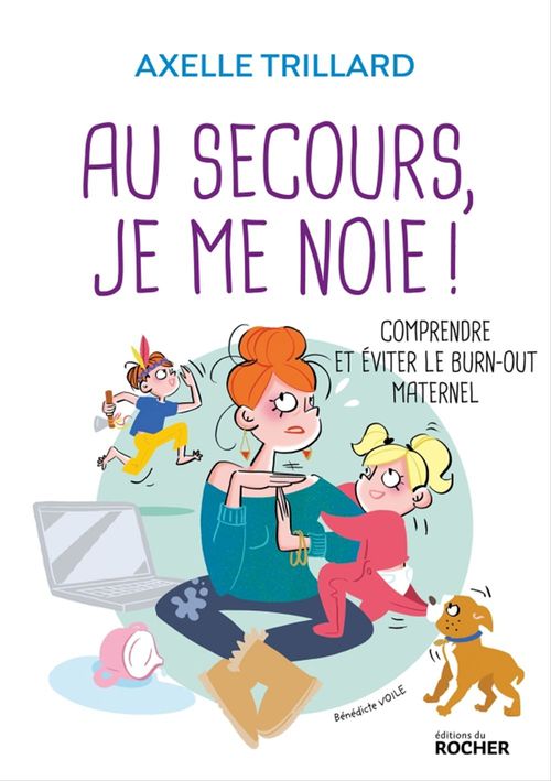 Couverture ebook de Au secours, je me noie !, de Axelle Trillard
