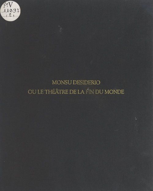 ebook cover of Monsu Desiderio, by Pierre Seghers